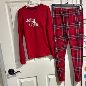 Jolly Crew Red Kids Pajama Set